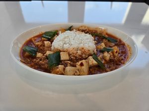 Mapo topu at My Little Veggie Pub in Seogwipo
