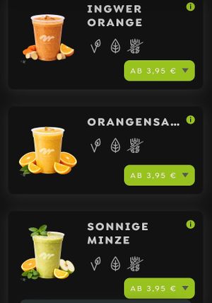 Smoothie at Immergrün Chemnitz in Chemnitz