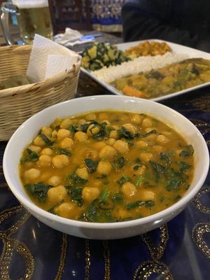 Chickpea Curry  at Sabor de la India in Quetzaltenango