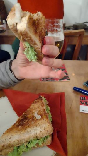 Sandwich at Black Veg in Bonn