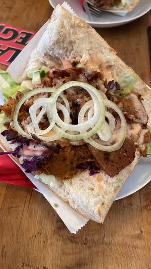 Veganer Döner  #Veganuary at Black Veg in Bonn