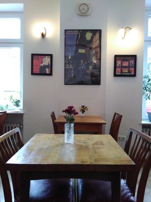 interior at Black Veg in Bonn