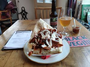 Vegan Döner with an IPA at Black Veg in Bonn