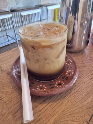 Miso brown sugar latte  at Sister in Dublin