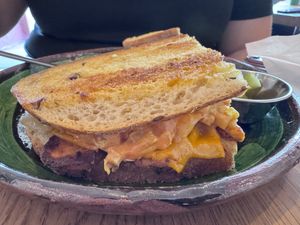 Tempeh Reuben (this is just half of the sandwich!)  at Sister in Dublin