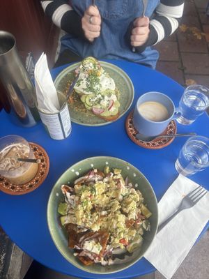 Vegan chilaquiles   at Sister in Dublin