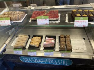 Desserts  at Vega City in Budapest