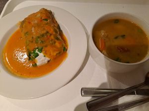 Lencseleves és hortobágyi:) at Vega City in Budapest