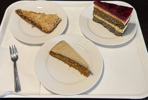 A reasonable amount of dessert for two  at Vega City in Budapest