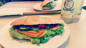 Nice sandwiches at Vega City in Budapest