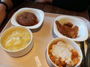 Buffet at Vega City in Budapest