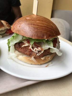 “Retro Burger” - would not recommend :/ at Vega City in Budapest