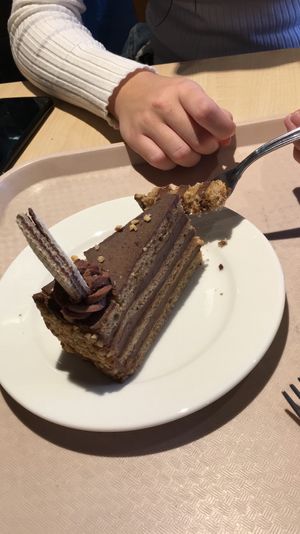 Was quit soggy, unfortunately.. also the cookie wasn’t crispy anymore at Vega City in Budapest