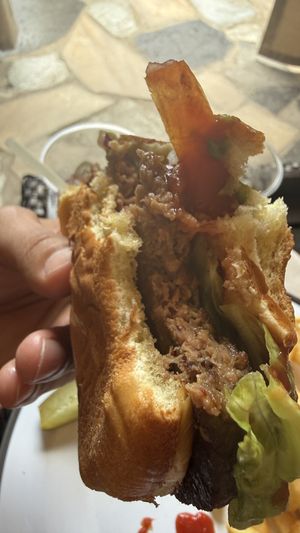 Imposible patty  at Off the Hook in Kapolei