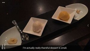 Dessert at Sarban in Den Bosch