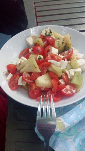 Salad at CUIB in Iasi