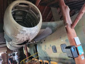 Airplane in middle of the restaurant is fun for kids,  they can go on the cockpit.  But best for drinks/apps only at El Avion in Manuel Antonio