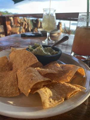 Chips & Guacamole  at El Avion in Manuel Antonio