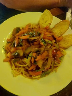 Fettuccine   at El Avion in Manuel Antonio
