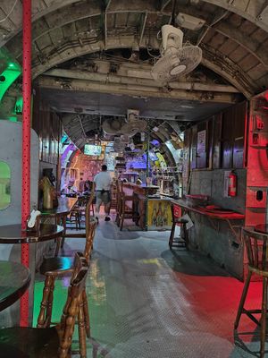 Restaurant - inside Aeroplane at El Avion in Manuel Antonio