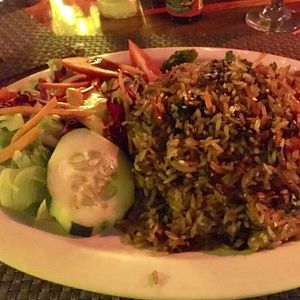 Its the oriental rice at El Avion in Manuel Antonio