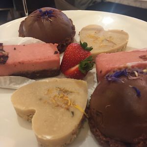 Vegan afternoon tea at Ethos in London