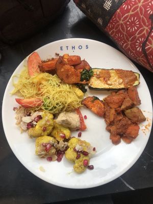 buffet  at Ethos in London