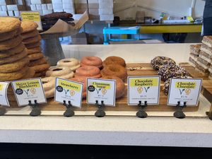 Vegan cake donut options  at Urban Cookies Bakeshop in Phoenix