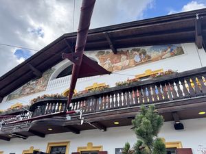 Traditional building   at Fischers Mohrenplatz in Garmisch Partenkirchen