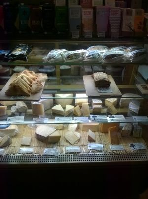 Deli counter at The Honey Tree in Newcastle Upon Tyne