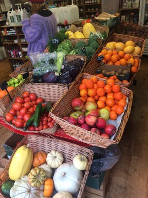 Organic produce at McCall's Organics in Manchester