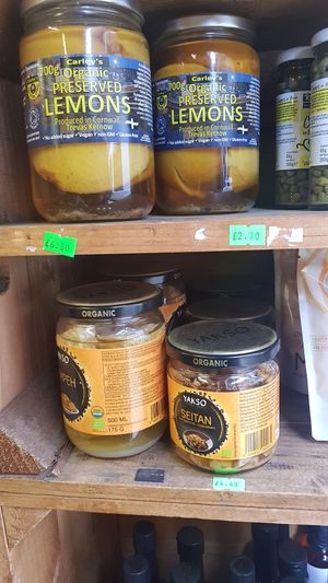 Hail Seitan! at McCall's Organics in Manchester