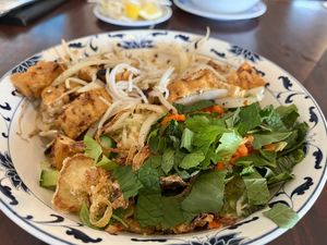 Bun with lemongrass tofu  at Pho Kapa'a in Kapaa