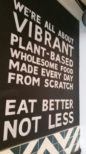 Sign at Juicebaby in South West London