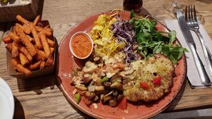 Bloemkool steak at Mykene in Leuven