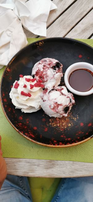 Amarena sorbet at Mykene in Leuven