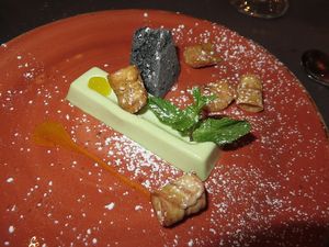 dessert at Mykene in Leuven