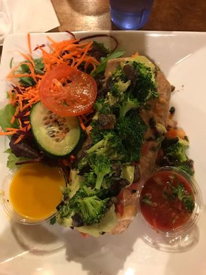 Lava Burrito: beautifully plated, generous serving and amazing flavor! at Stuff I Eat in Inglewood