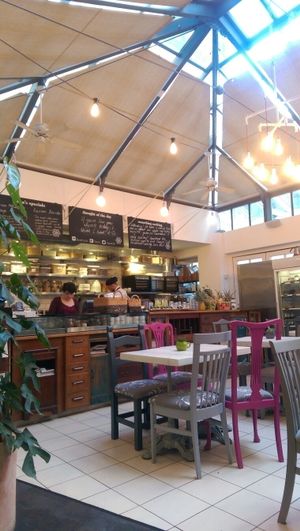 till point at Tanya's Cafe in South West London