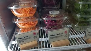 Overpriced salad at Tanya's Cafe in South West London