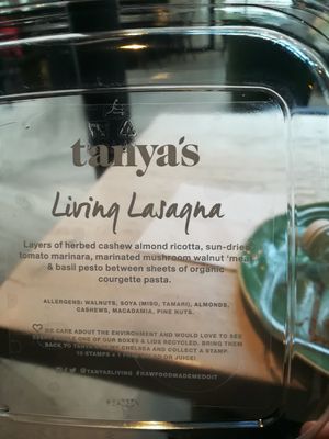 Food box at Tanya's Cafe in South West London