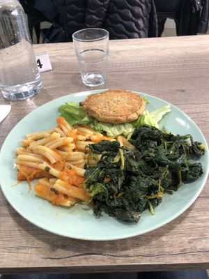 Three option plate at 'O Grin in Naples