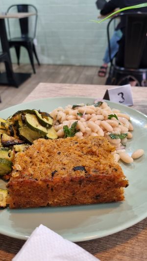Terno - rice, zucchini, bean salad at 'O Grin in Naples