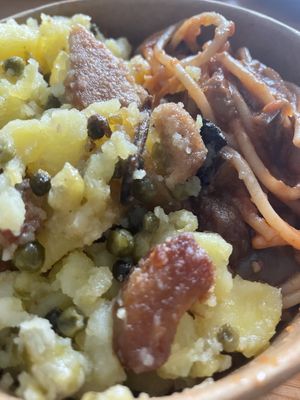 Ruoto ‘o furn e pasta alla siciliana  at 'O Grin in Naples