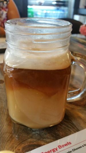 espresso late at Temple Kitchen in South Miami