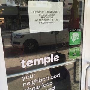 renovating... at Temple Kitchen in South Miami