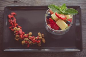 Temple Kitchen fruit bowl at Temple Kitchen in South Miami