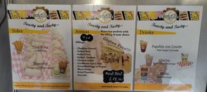 Menus at Arepita in Derby