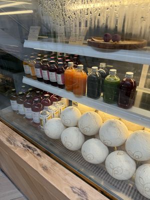 Show case. It had some desserts on the right side but it was not easy to see because the glass was fogged up.   at Roots Plant-based Cafe - Hẻm 41 Xuan Thuy in Ho Chi Minh City