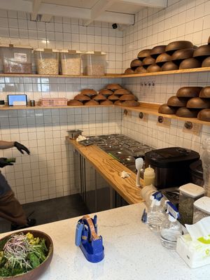Prep section  at Roots Plant-based Cafe - Hẻm 41 Xuan Thuy in Ho Chi Minh City